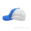 Blauer Baumwollgitter-Trucker-Hut